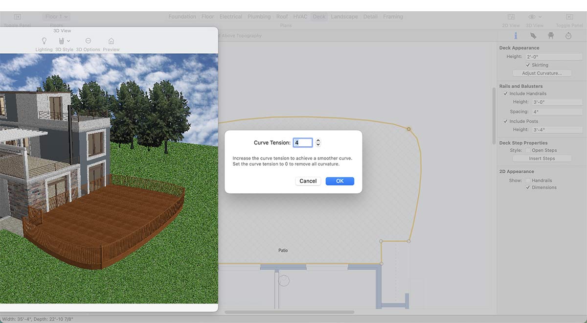 Ground Fill Region tool inside workspace