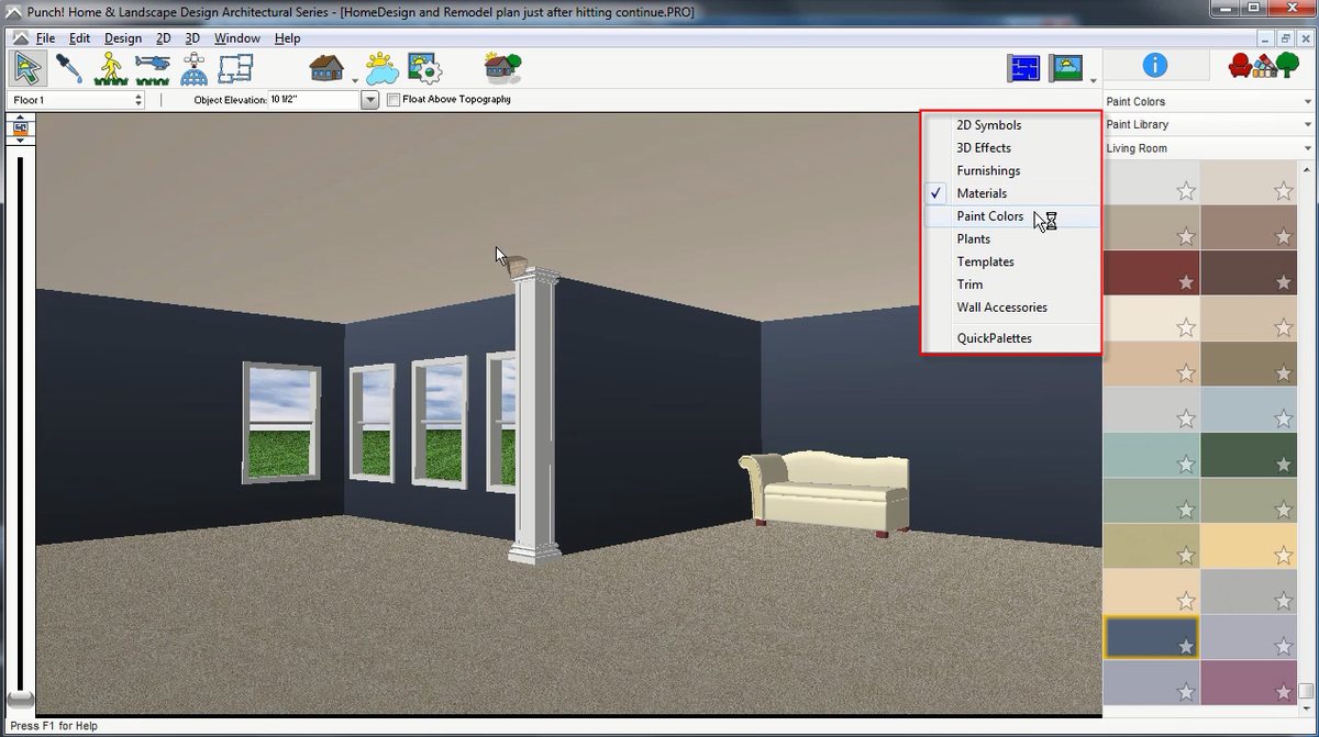The object and material libraries