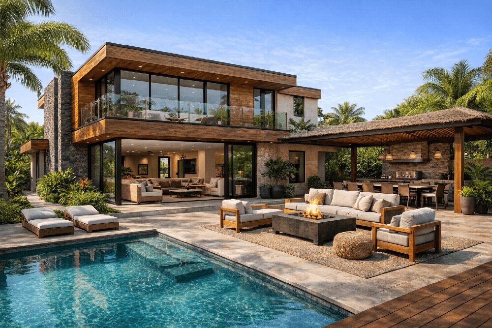 Tropical resort